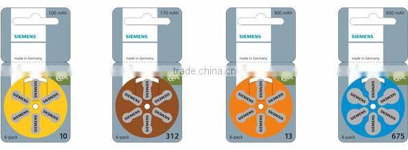 mercury free siemens hearing aid Battery cheap price A10 A13 A312 A675