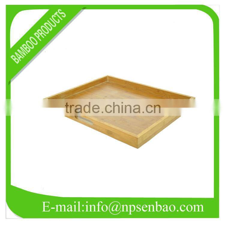 Multi-functional square bamboo tray / Square bamboo tray