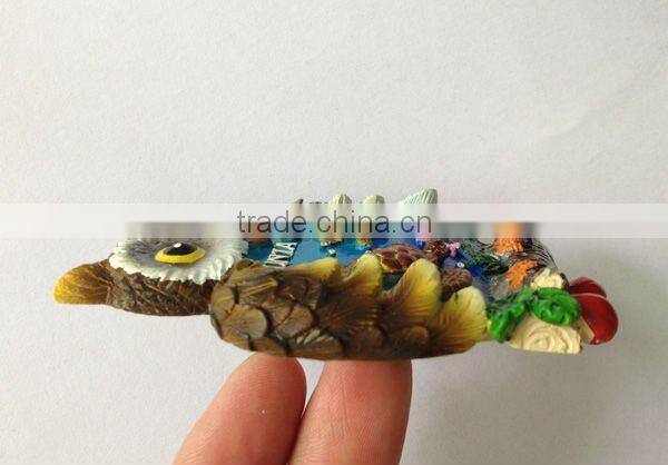 Owl shape resin fridge magnets