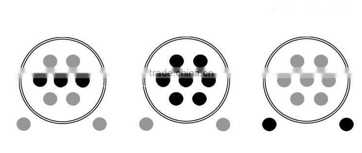 Goread 7 + 2 LED high bright Student Reading Lamp mini head torch