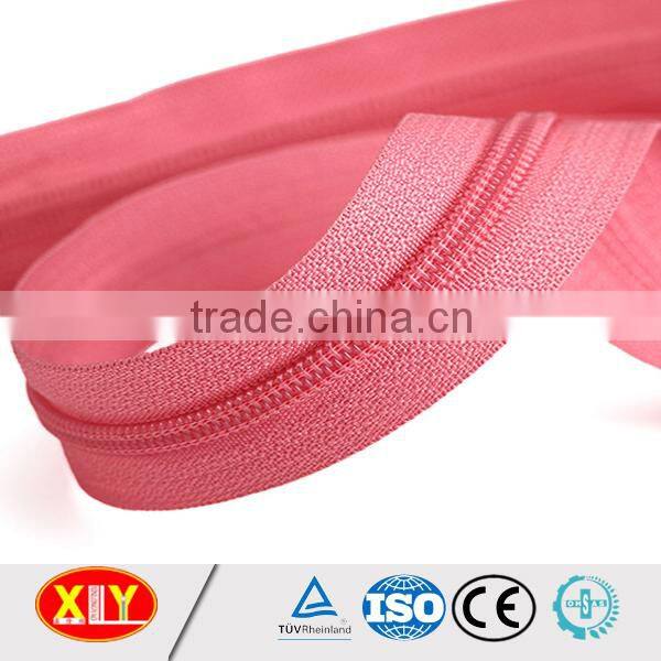 2015 hot sale #3 coil zipper long chain cheap price nylon zipper