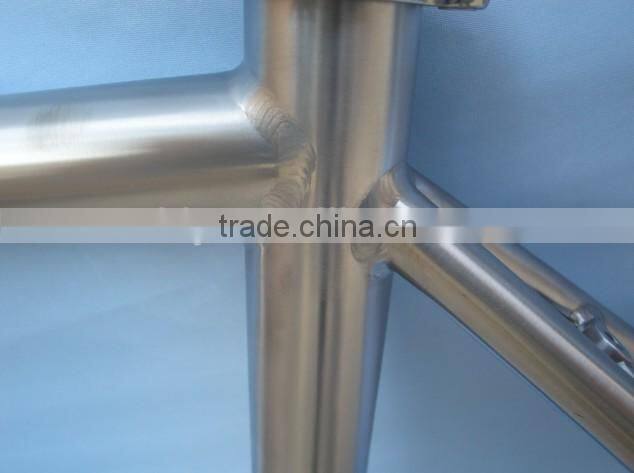 Hottest style 3AL2.5V internal cable routing WTL-S074 titanium road bike frame