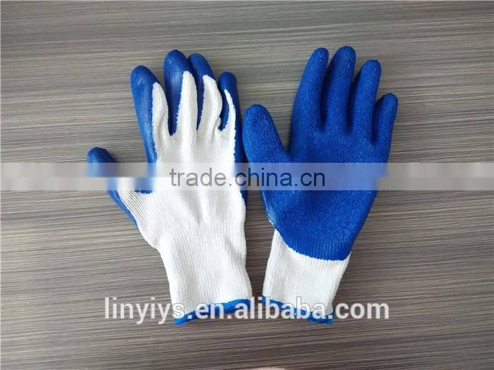 Wholesale gray pu coated nylon work glove from Linyi factory