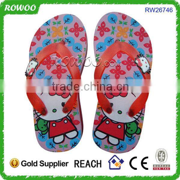 Wedge summer new cute children's flip flops