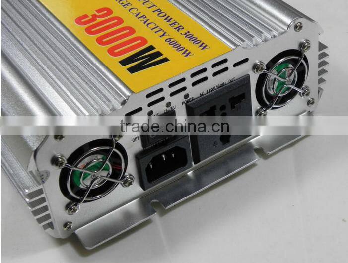 cheap price 3000W power Inverter,DC12V/24V-AC110V/220V with charger and AC220V output