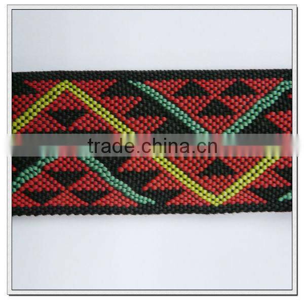 1.5 inch Jacquard webbing strap for fashion belt ,38mm pp pattern webbing strap