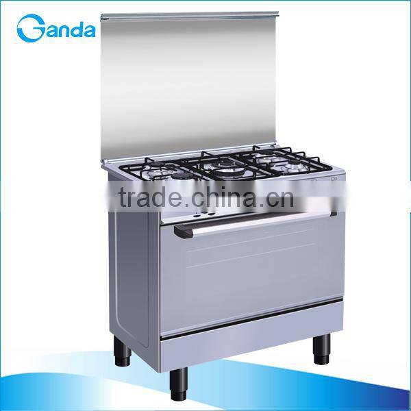 Stainless Steel Freestanding Gas Cooking Range 90mm