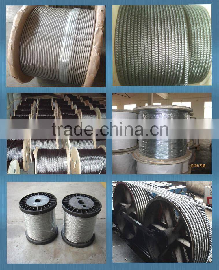 304 stainless steel wire rope 6mm