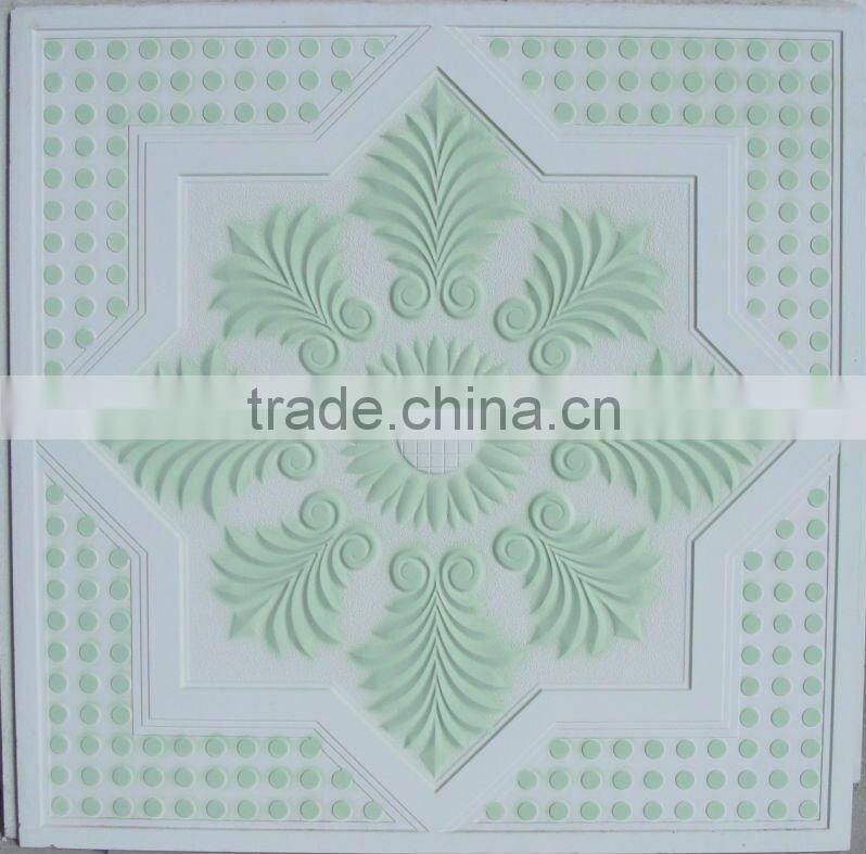 beautiful and colorful fiberglass gypsum board and ceiling tiles
