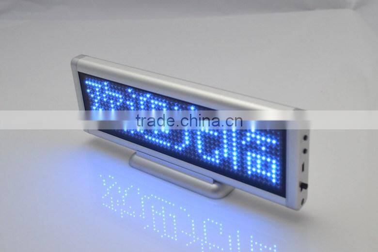 english led badge,high brightness,can chage message though computer system