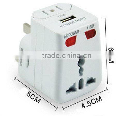 36184# Universal Travel AC Power Adapter USB Charger