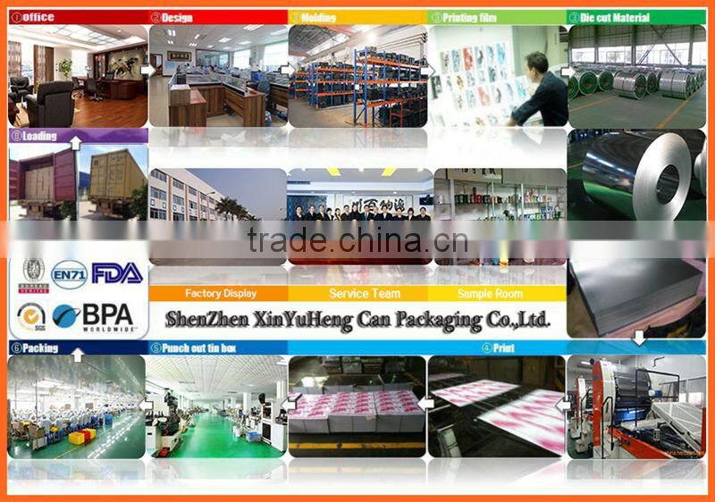 full color printed round car wax tin container,car wax can