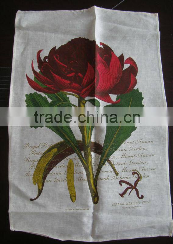 2015 new fashion kitchen towel printed tea towel for home decoration ,cheap promotional gift in high quality