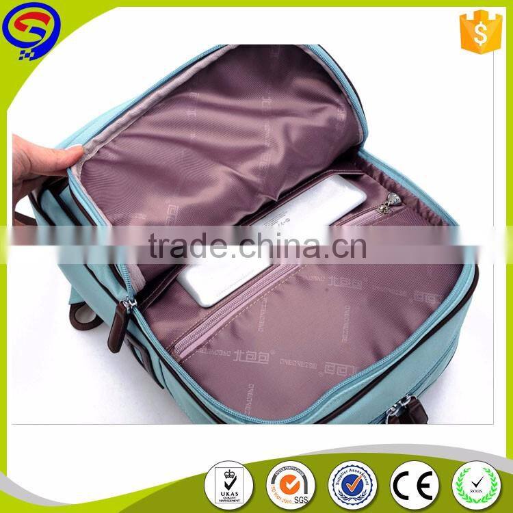 Cheap Price! 2016 new cute blue canvas wholesale used school bags