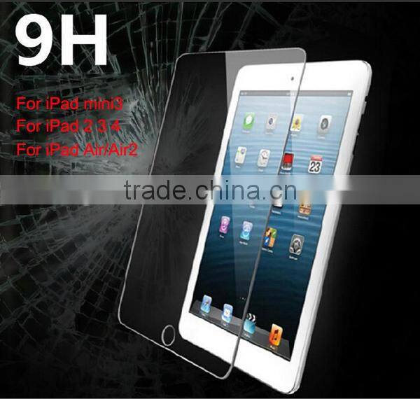 High quality tempered glass anti finger print 2.5D 9H hardness