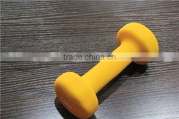 High Quality Rubber Coated Hex Dumbbell for sale
