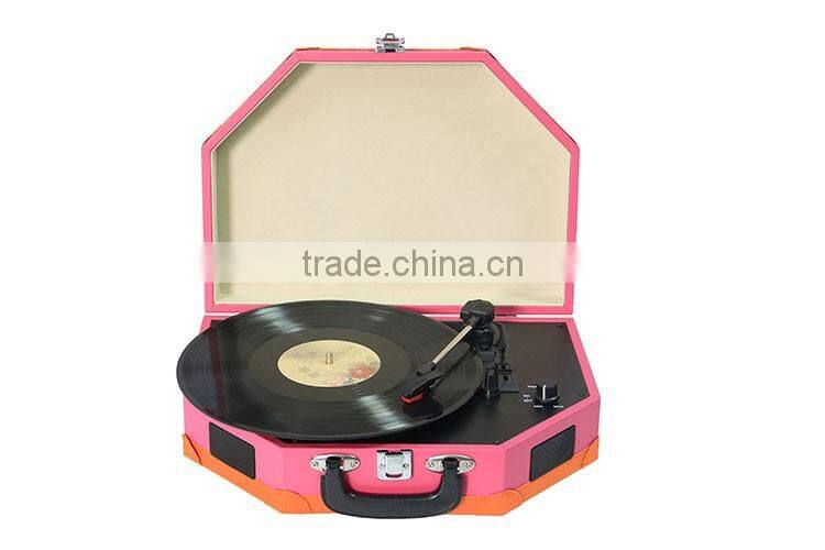 OKN-023 Factory supply Best USB vinyl record player with high stereo sound quality
