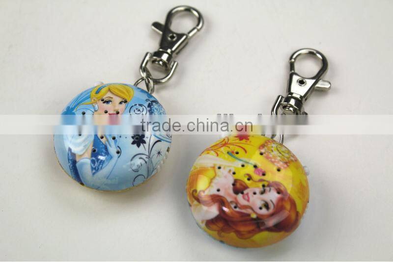 ABS plastic pre-record talking button Keychain For promotion gift