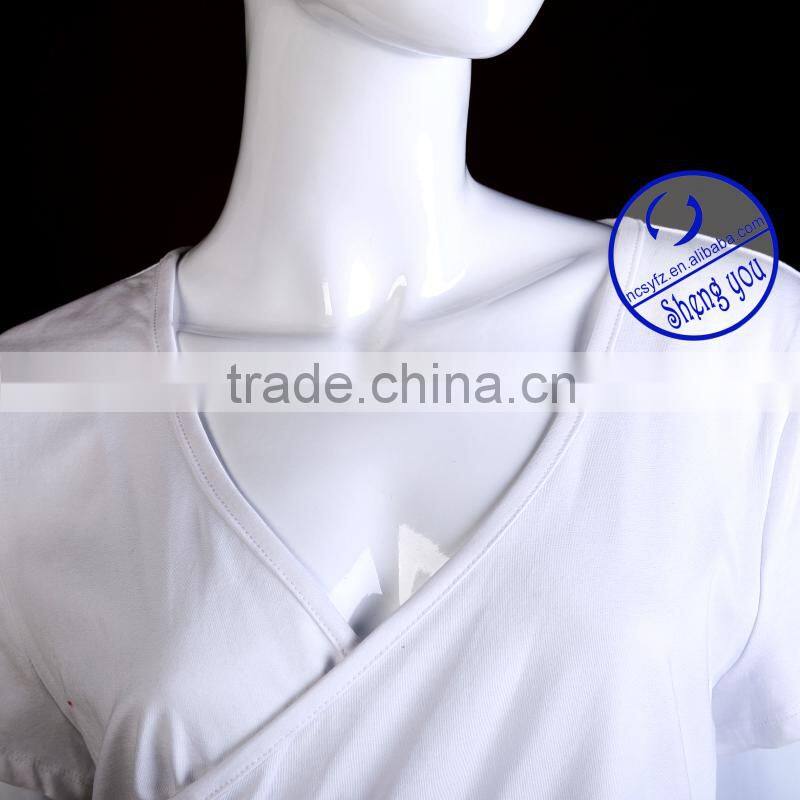 high quality short sleeve adult breastfeeding top clothing maternity wear for ladies