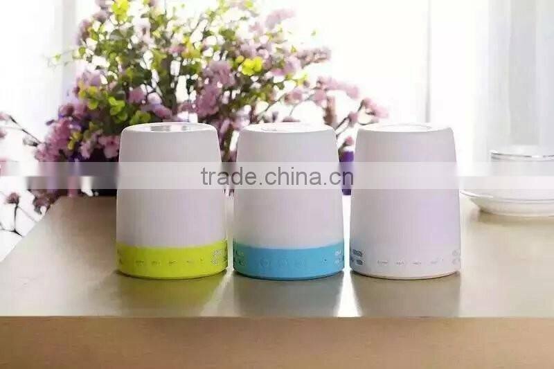 AJ99 Unique home decoration led lamp speaker bluetooth with 3 level brightness touch control design and retail