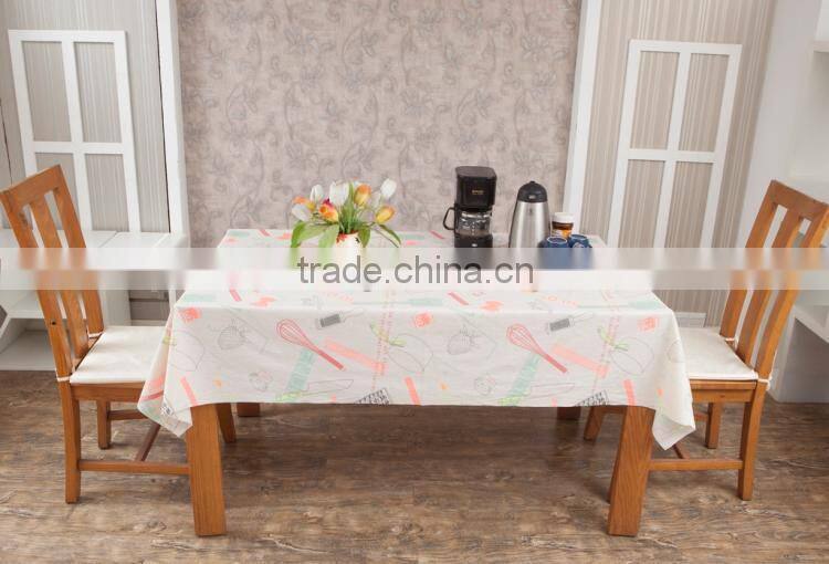 Table cloth in kitchenware oilcloth , custom table cloth, restaurant table decoration
