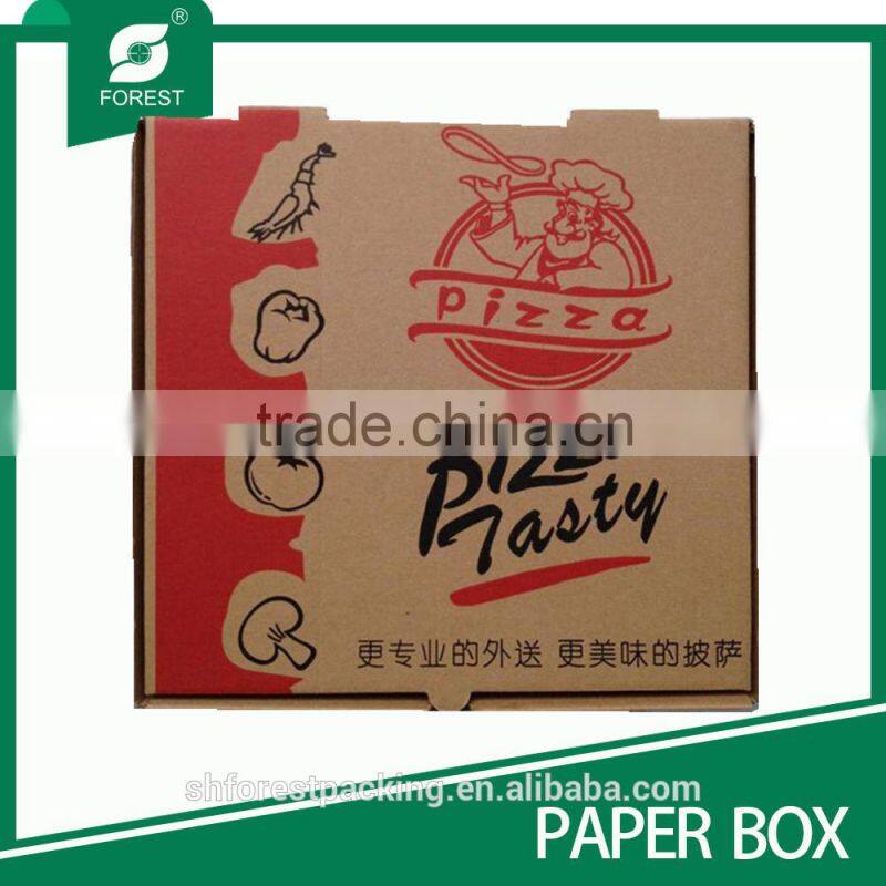 CORRUGATED PIZZA BOX ENVIRONMENTAL CRAFT PAPER