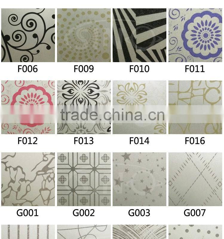 BL36 Best Price Window Decoration Vinyl Type 3D Glass Film