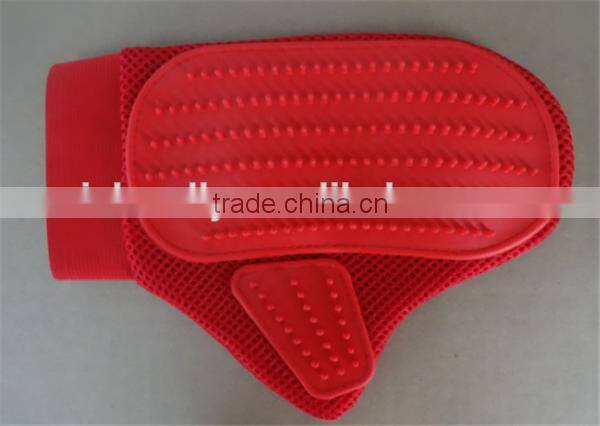 Fur Grooming Glove Fur Care Glove Dog Cat Brushing Maintenance Stroking