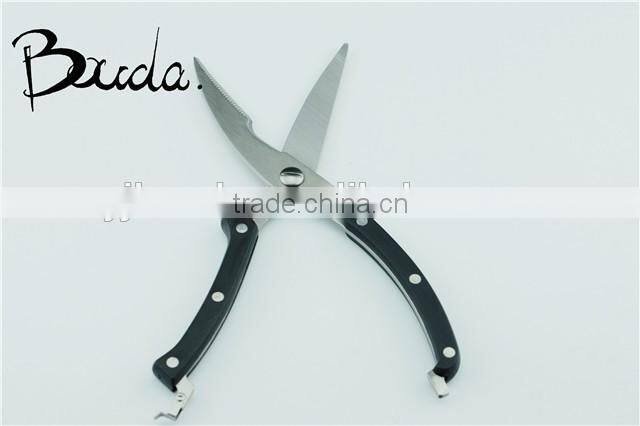 Strong blade stainless steel chicken bone scissors/ kitchen scissors BD-1625
