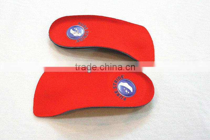 Half EVA PVC sheet Orthotic insole