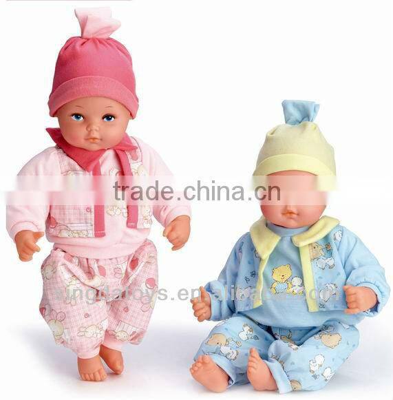 HOT SELLING ! 2014 New Design B014 B/O Baby Fashion Doll