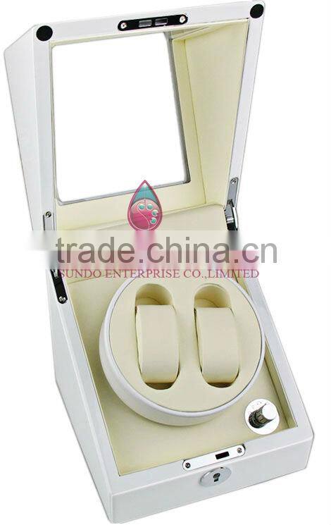 Wholesale white wooden watch winders with high quality