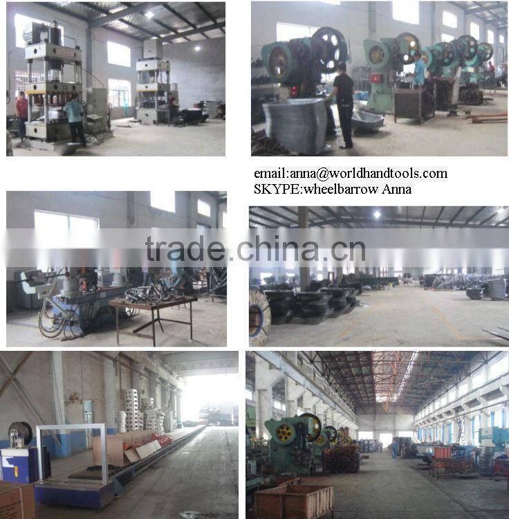 steel Heavy Duty Utility Wagon Lawn Cart Yard Crate Garden Supplies Blue