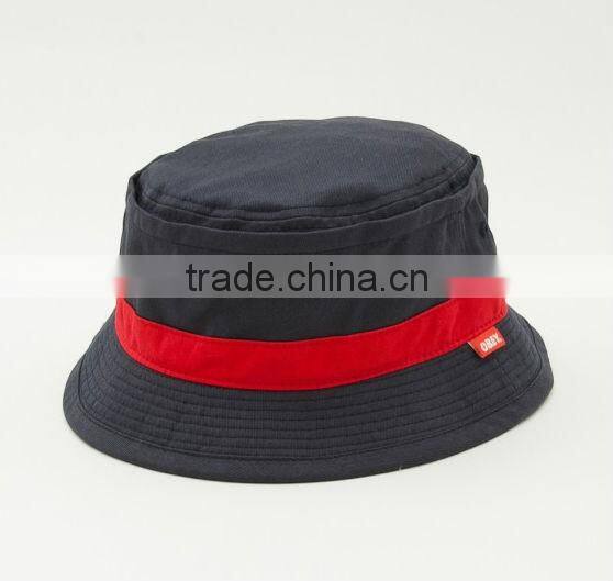 blue simple causal hat with sun-proof and ventilate bucket cap and hat