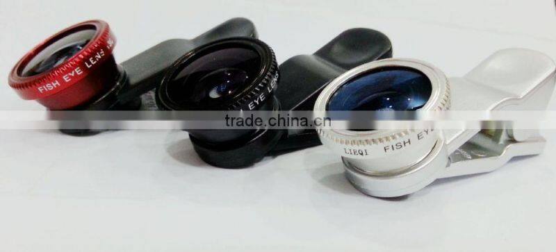 High Quality Fisheye Wide Angle Marco With Universal Clips Back Camera Lens For Samsung Galaxy S2