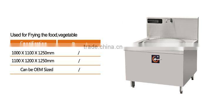 15000W Comericlal large stainless steel electric wok induction cooker with super power in industrial hotel restaurant SB20