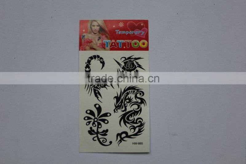 DIY Product Eco-friendly tattoo sticker,body tattoo sticker,body temporary tattoo sticker