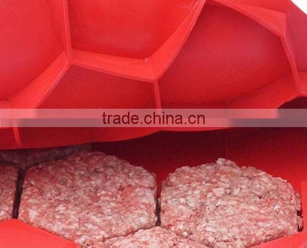 hexagon silicone patty maker burger press, silicone hamburger mold patty press burger maker