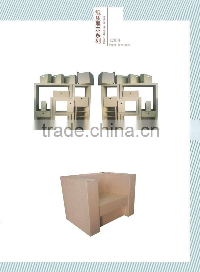 corrugated paper furniture for office