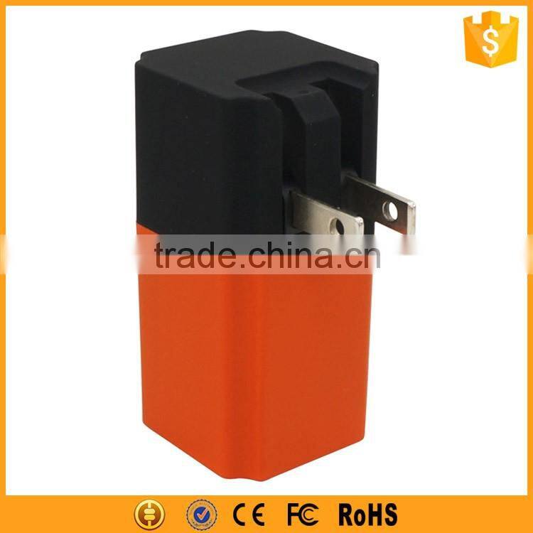 2800mAh AC Adapter Power Bank 2 IN 1 Portable Power Bank with AC Plug