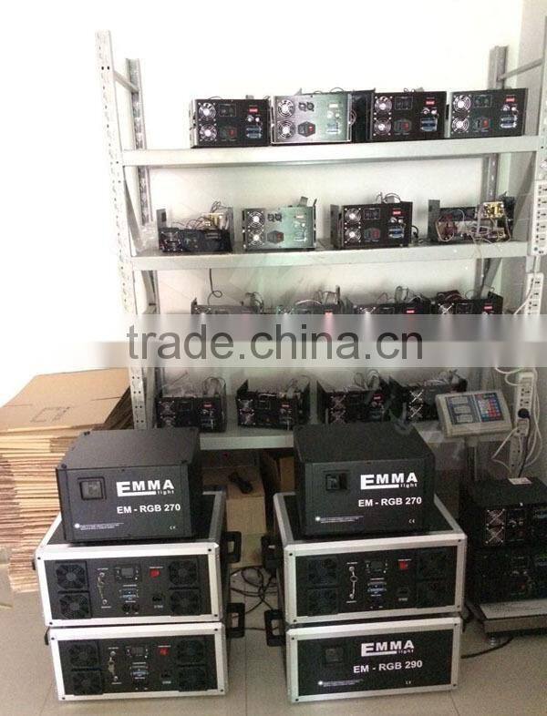5w 10w RGB laser system with a professional ILDA interface +LCD touch screen laser machine