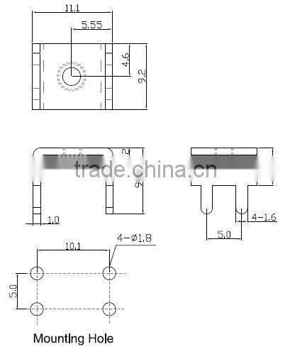 PCB tab terminal screw terminal