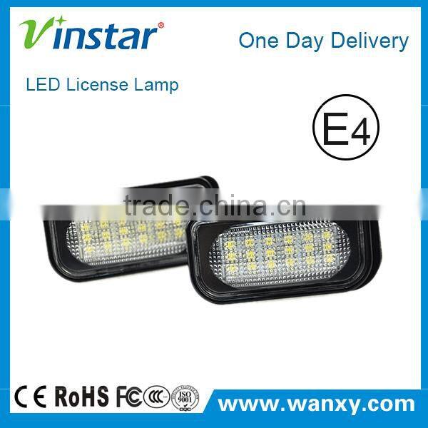 Car Lights LED license Plate Lamp for Mercedes LED Registration Lamp