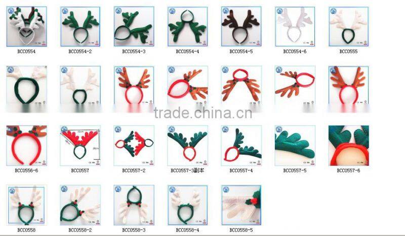 Wholesale Cheap Children Cute Antler Father Christmas Headband
