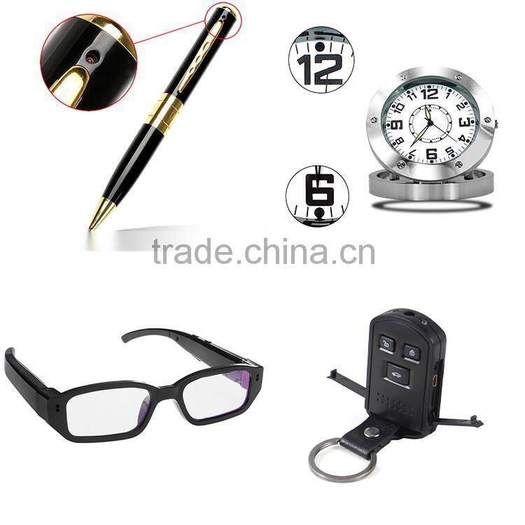 2700mAh long working time 1080P/720P/480P flexible hidden video camera