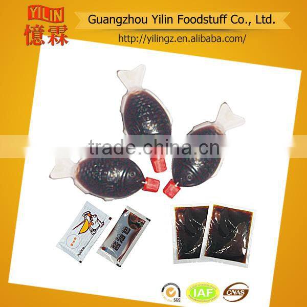price competitive 8ml Chinese manufacturing non-GMO salted fish Soy Sauce for sushi food