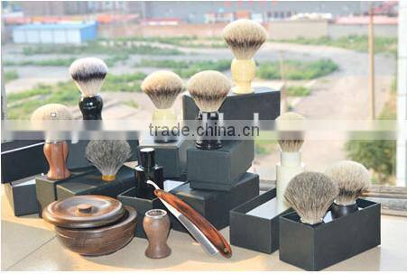 High-grade Stock Men Badger hair brush shaving wooden handle beard brush