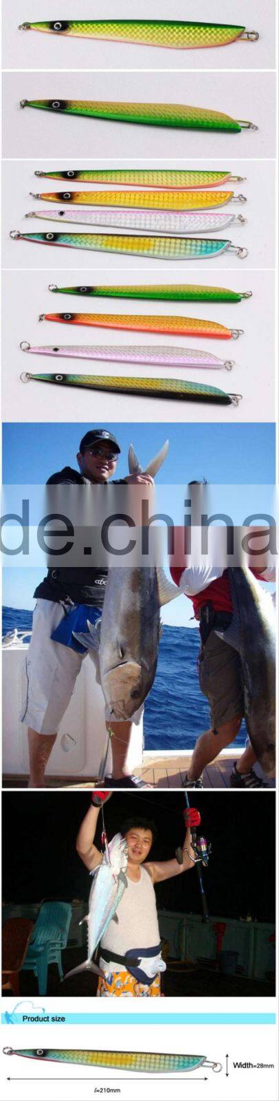 High Quality Lead Metal Jig Sinking Fishing Lure