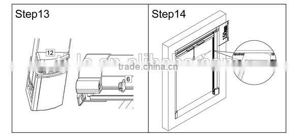 140cm* 150cm Aluminium retractable insect screen window roller-- MZL-1