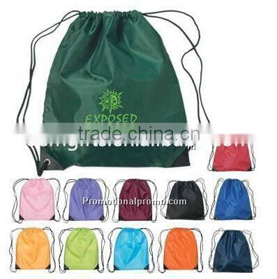 Promotional Custom logo Drawstring Backpack Bag